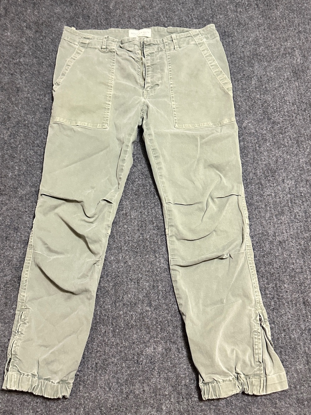 Women's Olive Green Utility Pants